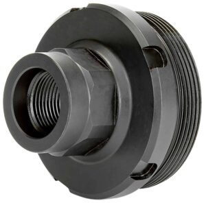 Griffin Armament DT1375X24-5/8x24 thread adapter, 17-4 stainless, nitride black