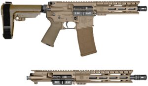 Diamondback DB15 DB195AK061 AR-pistol 5.56/300BLK with 7" and 10" barrels FDE