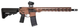 Bushmaster Bravo Zulu 5.56 NATO AR rifle with 16 inch barrel, side view