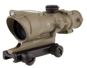 Trijicon TA31C100380 ACOG 4x32mm Crosshair Reticle in FDE