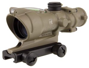 Trijicon TA31D100313 ACOG 4x32mm illuminated chevron reticle scope FDE