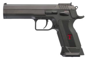 Tanfoglio TFLIMPROP9 Limited Custom 9mm 4.76 inch stainless barrel black serrated slide polymer frame