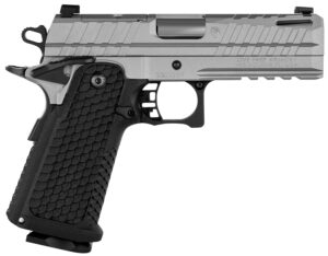 Live Free Armory Apollo 11 Compact 9mm pistol, grey, ported barrel