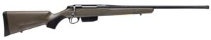 Tikka T3x Superlite 7mm PRC bolt-action rifle with 22.40 inch fluted threaded blued barrel and green synthetic stock