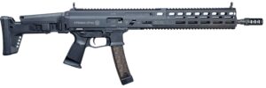 Grand Power Stribog SP9A1 9mm carbine 16-inch barrel black finish left-side view
