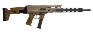 Grand Power Stribog SP9A3G 9mm 16in Flat Dark Earth receiver side-folding stock