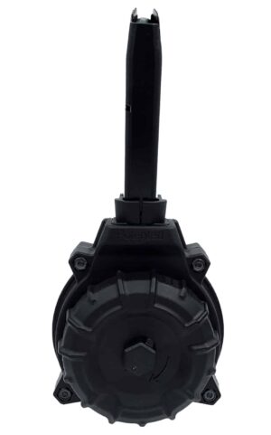 ProMag DRMA91   50rds Drum 9mm Fits CZ P10-F/P10-C Black Polymer