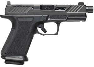 Shadow Systems MR920 Elite 9mm optic-ready pistol with nitride slide and threaded fluted barrel