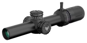 Swampfox Arrowhead 1-8x24 LPVO scope, 30mm tube, Guerrilla Dot BDC, black