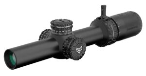 Swamp Fox Arrowhead 1-10x24 LPVO riflescope with Guerrilla Dot MIL red reticle