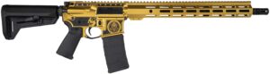 SHARK COAST TACTICAL D.O.G.E. AR 5.56 16-inch gold Cerakote
