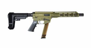 Freedom Ordnance FX9P10S-ODG FX9P 9mm 10" OD Green pistol with SBA3 brace