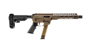 Freedom Ordnance FX9P 9mm pistol 10 inch barrel Flat Dark Earth SBA3 brace