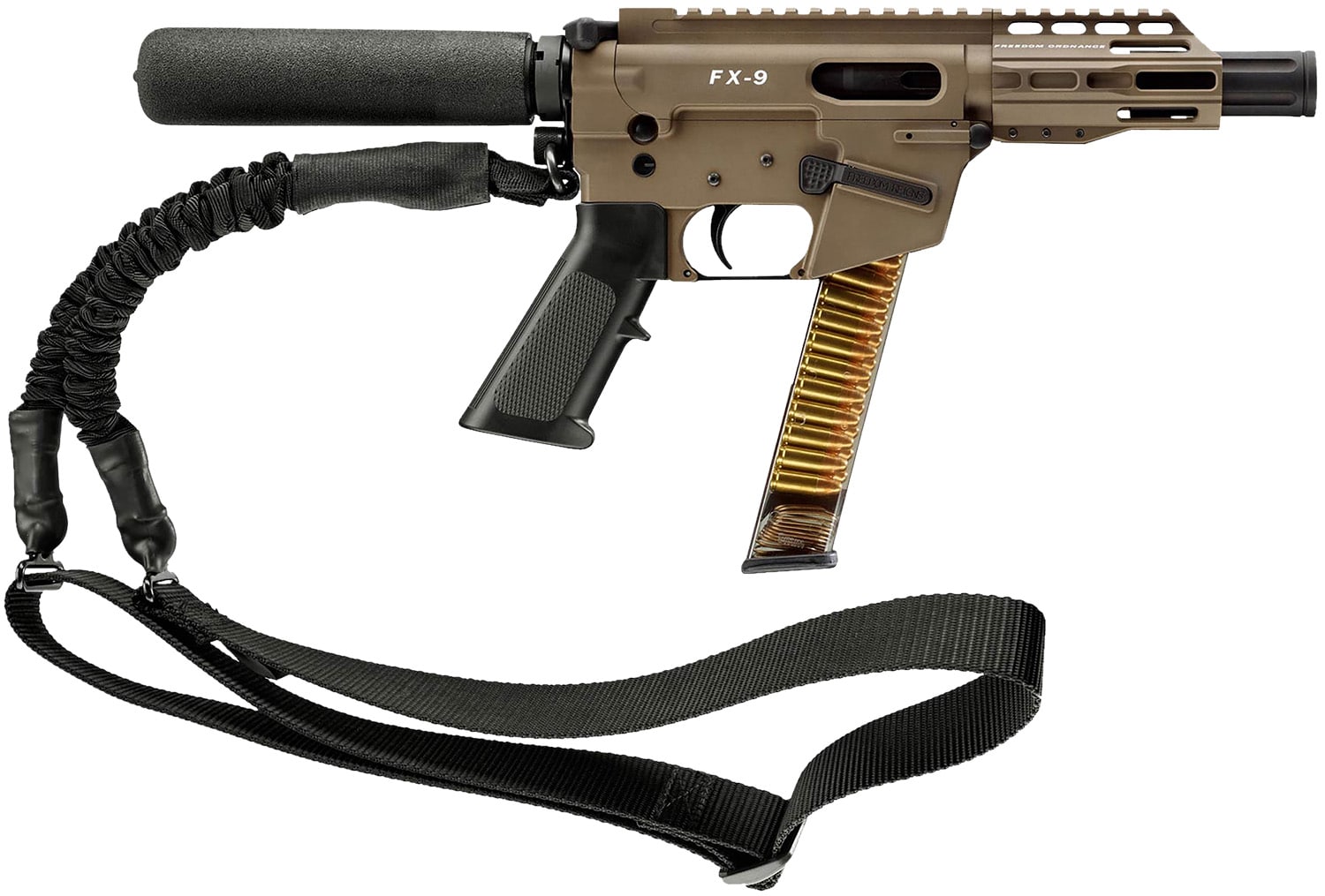 FREEDOM ORDNANCE FX9P4T-FDE | FX9P 9mm | 31+1 | 4-inch