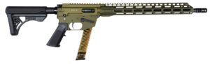 Freedom Ordnance FX9R 9mm rifle with 16-inch barrel and OD green receiver