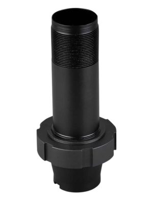SilencerCo Echo choke adapter black for Beretta Benelli shotguns, used with Salvo 12 suppressor