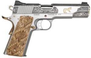CNC FIREARMS CNCRATTLER Kimber 1911 Rattler .45 ACP 5 inch stainless with snakeskin grip