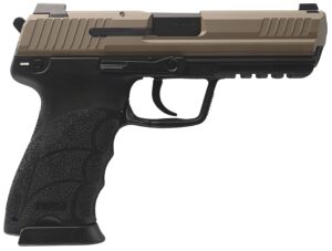 Heckler & Koch HK45 V1 .45 ACP 4.46 inch FDE polymer frame serrated slide