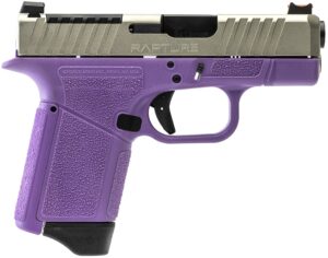 GForce Arms GF9 Rapture 9mm subcompact pistol purple cerakote nickel slide 3.25 inch barrel