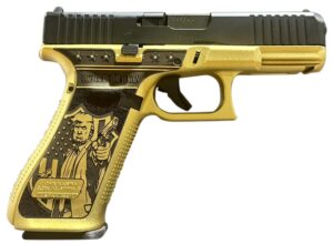 Glock G45 Gen5 MOS 9mm pistol, 4.02 in barrel, side view
