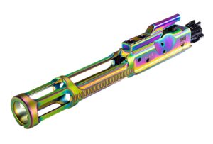 Faxon Firearms FF556BCGCNITRIDELWNCR Gunner  5.56 NATO Nitride Full Auto Chameleon