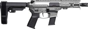 CMMG Banshee MkG .45 ACP 5-inch threaded barrel pistol with tungsten Cerakote finish