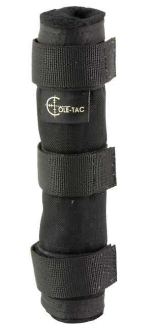 COLE-TAC Metal Python 7.5-inch suppressor cover in black, Cordura with metal buckles