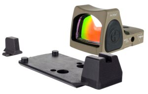 Trijicon Dual Defense RM06 Kit 700815 Flat Dark Earth 3.25 MOA red dot