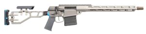 Q LLC The Fix .308 Win 16in bolt-action rifle with bottle rocket blue accents and M-LOK handguard