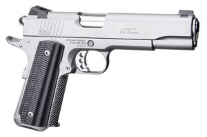 Ed Brown BASESS2A 1911 5" Stainless Serrated Slide & Frame Black Alien G10 Grip Right Hand