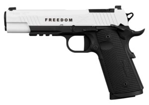 Sig Sauer 1911 XFull Freedom .45 ACP 5-inch optic-ready white Cerakote slide black frame G10 grips