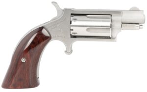 North American Arms NAA22MSGBG 22 WMR mini-revolver 1.13 inch stainless barrel wood boot grip