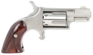 North American Arms NAA22LRGBG .22 LR mini-revolver 1.13-inch stainless wood boot grip