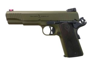 T R Imports TR 1911-45-GREEN 1911-style handgun with Novak sights and WAL/GRN CERA finish
