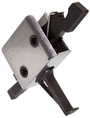 CMC Triggers 91507 Drop-In  Single-Stage Flat Trigger w/ 3.50 lbs Draw Weight & Black/Silver Finish