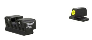 Trijicon 600865 HD XR Night Sights  Green/Tritium Yellow Outline Front Sight-Green Tritium Black Outline Rear Sight Sig Sauer P225/P226/P228 #8 Front/#8 Rear