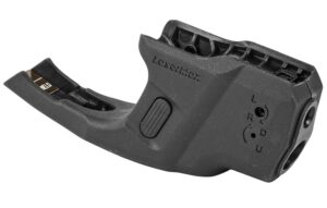 LaserMax CenterFire GripSense white light and red laser mounted on a Smith & Wesson Shield frame