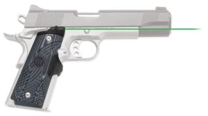 Crimson Trace Lasergrips Master Series 0155201 green laser grips for 1911 full-size black gray G10