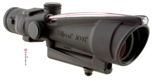 Trijicon ACOG 100136 3.5x35mm illuminated red donut .223/5.56 BDC reticle scope