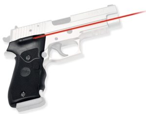 Crimson Trace 011100 LG-320 Lasergrips for Sig Sauer P220, red 633nM 5mW, black rubber overmold