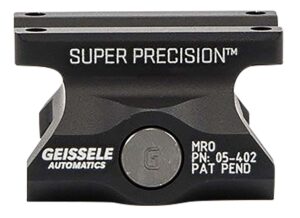 Geissele Automatics Super Precision MRO Absolute Co-Witness mount, matte black hardcoat anodized