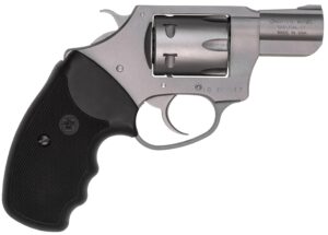 Charter Arms Pathfinder .22 WMR stainless 2-inch revolver with black finger-groove rubber grip