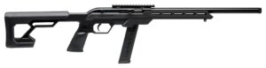 Savage 64 Precision .22 LR semi-auto rifle 16.5 inch heavy threaded barrel black chassis