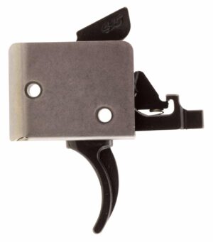 CMC Triggers 93502 Drop-In  Two-Stage Curved Trigger w/ 2-4 lbs Draw Weight & Black/Silver Finish