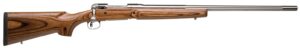 Savage 18464 Varminter Low Profile .223 Rem 26in fluted stainless barrel satin brown laminate stock