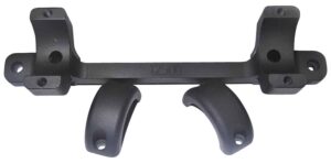 DNZ 18500 Game Reaper Scope Mount/Ring Combo Matte Black 1" Tube Fits Browning A-Bolt/A-Bolt II Long Action Rifle, Medium Rings