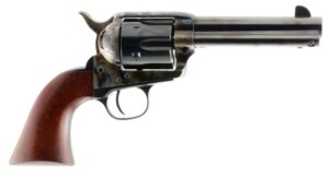 Taylors & Company 550897 1873 Cattleman 45 Colt 5.50 in blued revolver with case-hardened frame and walnut navy grip