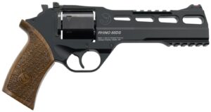 Chiappa Rhino 60DS 10mm 6in revolver black frame walnut grips