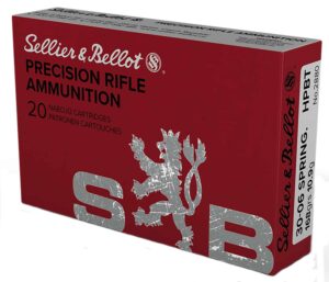 Sellier & Bellot SB3006D Rifle  30-06Springfield 168gr Hollow Point Boat Tail 20 Per Box/20 Case