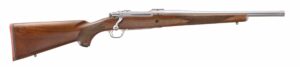 Ruger Hawkeye Hunter .358 Win 16.6in satin stainless rifle with American walnut stock Mfg# 67107